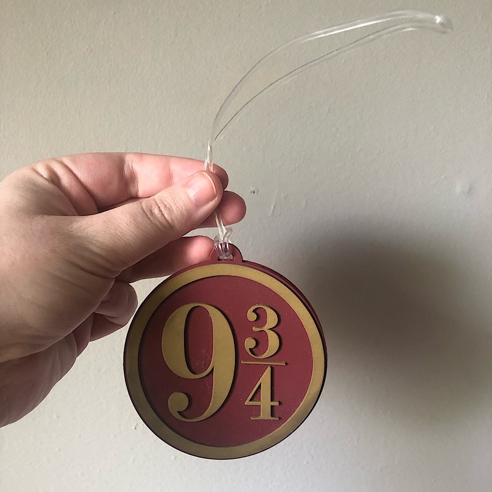 Harry Potter Platform 9 3/4 rubber luggage tag